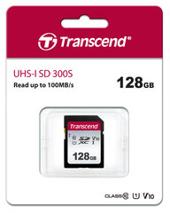 MicroSDXC Transcend, 128 ГБ цена и информация | Карты памяти для фотоаппаратов, камер | pigu.lt