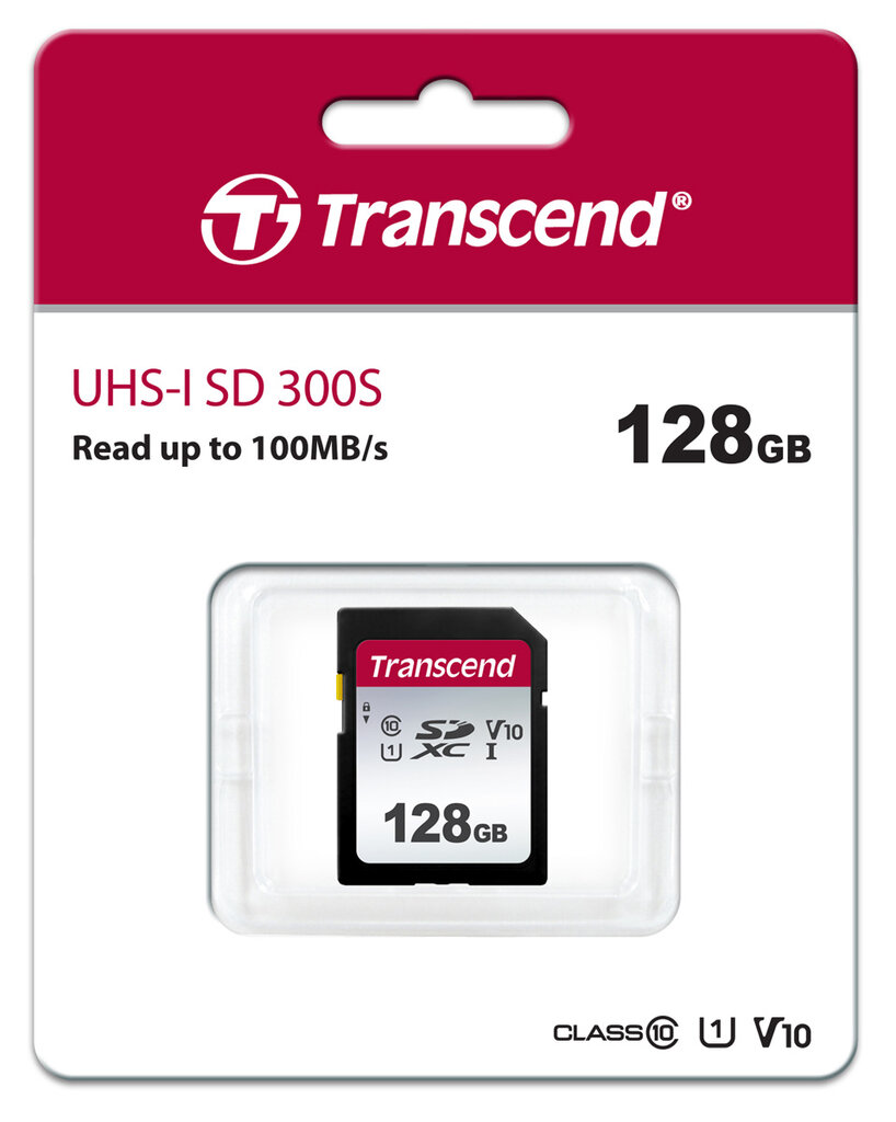 Transcend SDXC, 128GB цена и информация | Atminties kortelės fotoaparatams, kameroms | pigu.lt