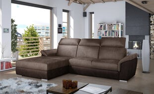 Мягкий угловой диван Trevisco, коричневый/темно-коричневый цена и информация | Угловые диваны | pigu.lt