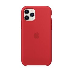 Apple iPhone 11 Pro Silicone Cover Red kaina ir informacija | Telefono dėklai | pigu.lt