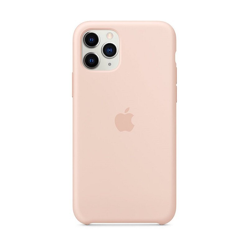 Apple iPhone 11 Pro Silicone Cover Pink Sand kaina ir informacija | Telefono dėklai | pigu.lt