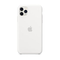 Apple iPhone 11 Pro Max Silicone Cover White цена и информация | Чехлы для телефонов | pigu.lt