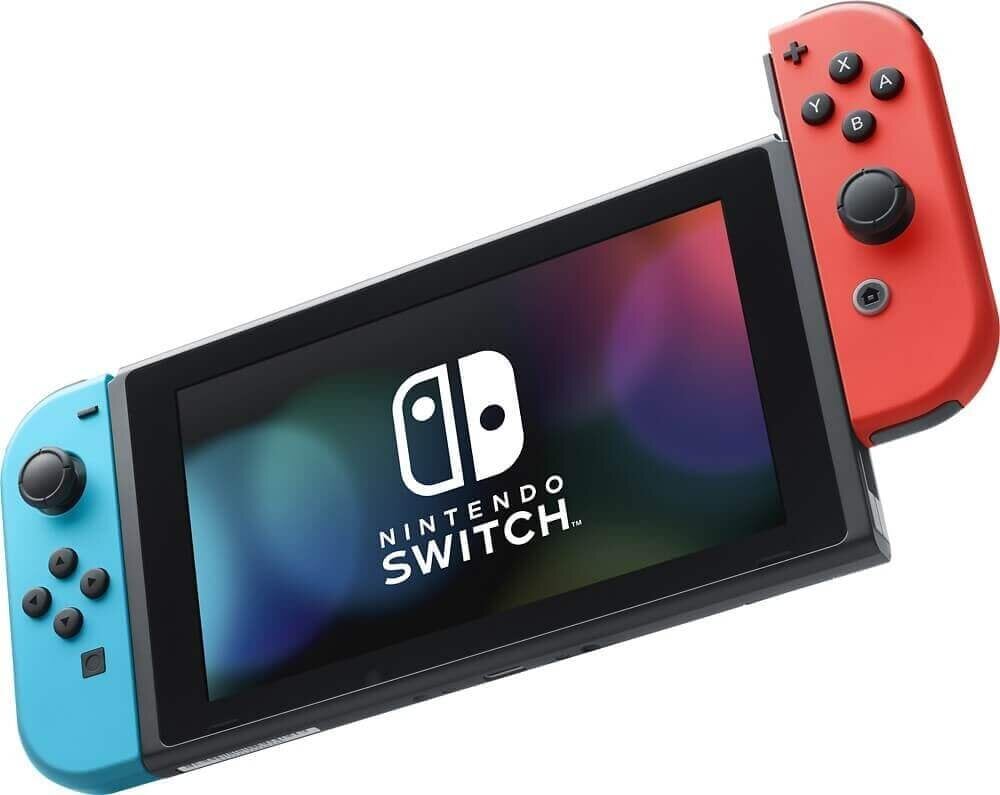 Nintendo Switch V2, 32GB, Mėlyna/Raudona (2019) kaina ir informacija | Žaidimų konsolės | pigu.lt