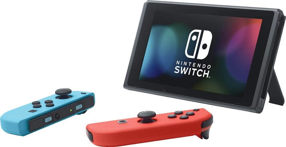 Nintendo Switch V2, 32GB, Mėlyna/Raudona (2019) kaina ir informacija | Žaidimų konsolės | pigu.lt