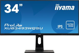 IIyama PLXUB3493WQSU-B1 цена и информация | Мониторы | pigu.lt