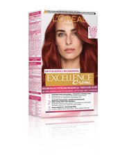 Ilgalaikiai plaukų dažai su trejopa apsauga L'Oreal Paris Excellence Creme 172 ml, Intense Red kaina ir informacija | Plaukų dažai | pigu.lt