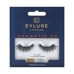 Priklijuojamaos blakstienos Eylure Dramatic 3D, Nr. 196 цена и информация | Накладные ресницы, керлеры | pigu.lt