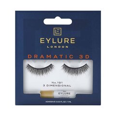 Накладные ресницы Eylure Dramatic 3D, Nr. 191 цена и информация | Накладные ресницы, керлеры | pigu.lt