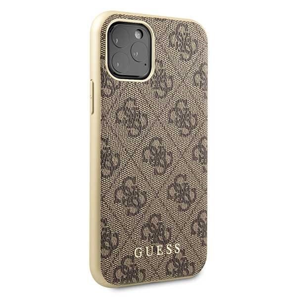 Telefono dėklas Guess GUHCN58G4GB Apple iPhone 11 Pro brown hard case 4G Collection цена и информация | Telefono dėklai | pigu.lt