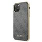 Telefono dėklas Guess GUHCN58G4GG iPhone 11 Pro grey hard case 4G Collection kaina ir informacija | Telefono dėklai | pigu.lt