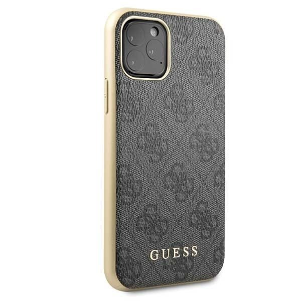 Telefono dėklas Guess GUHCN58G4GG iPhone 11 Pro grey hard case 4G Collection цена и информация | Telefono dėklai | pigu.lt