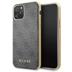 Telefono dėklas Guess GUHCN58G4GG iPhone 11 Pro grey hard case 4G Collection цена и информация | Чехлы для телефонов | pigu.lt