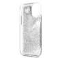 Telefono dėklas Guess GUHCN58GLHFLSI iPhone 11 Pro silver hard case Glitter Hearts kaina ir informacija | Telefono dėklai | pigu.lt