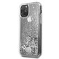 Telefono dėklas Guess GUHCN58GLHFLSI iPhone 11 Pro silver hard case Glitter Hearts цена и информация | Telefono dėklai | pigu.lt