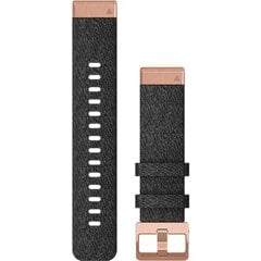 Garmin QuickFit Black Nylon kaina ir informacija | Išmaniųjų laikrodžių ir apyrankių priedai | pigu.lt