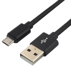 EverActive, USB-A/Micro USB, 1 м цена и информация | Кабели и провода | pigu.lt