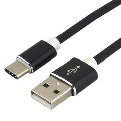 Кабель USB EverActive USB-A - USB-C 1 м (CBS-1CB) цена и информация | Кабели и провода | pigu.lt