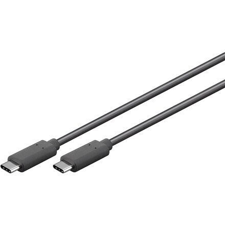 Krovimo laidas Goobay 38873 USB-C-USB-C, 1M, 5A, 3.2 GEN, Juodas kaina ir informacija | Laidai telefonams | pigu.lt