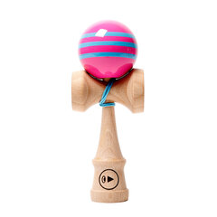 Kendama Play Pro II - triple stripe Pink Laggon цена и информация | Настольные игры, головоломки | pigu.lt