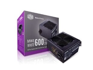 Cooler Master MWE 600 White kaina ir informacija | Maitinimo šaltiniai (PSU) | pigu.lt
