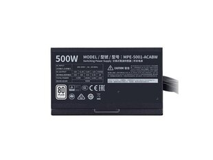 Cooler Master MWE 500 kaina ir informacija | Cooler master Baldai ir namų interjeras | pigu.lt