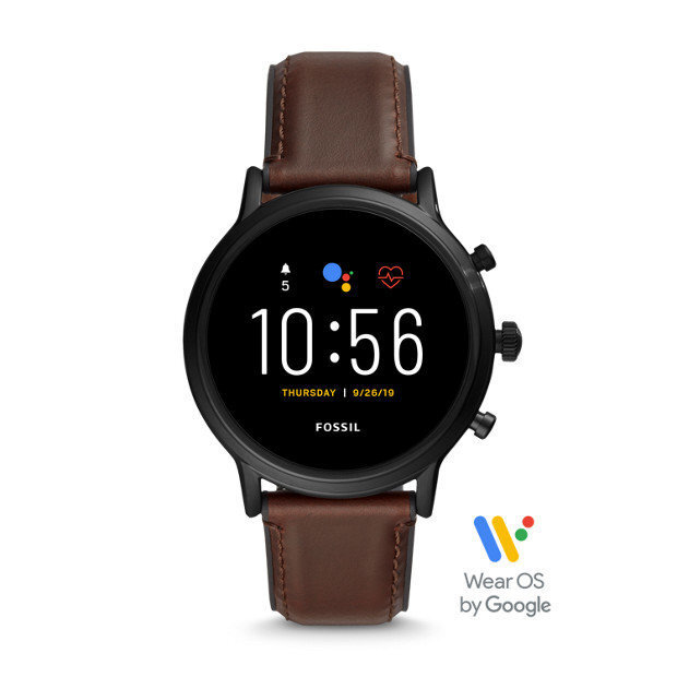 Fossil Gen 5 The Carlyle HR FTW4026 Dark Brown kaina ir informacija | Išmanieji laikrodžiai (smartwatch) | pigu.lt