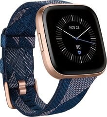 Fitbit Versa 2 (NFC), Special Edition, Navy & Pink Woven/Copper Rose Aluminium kaina ir informacija | Išmanieji laikrodžiai (smartwatch) | pigu.lt