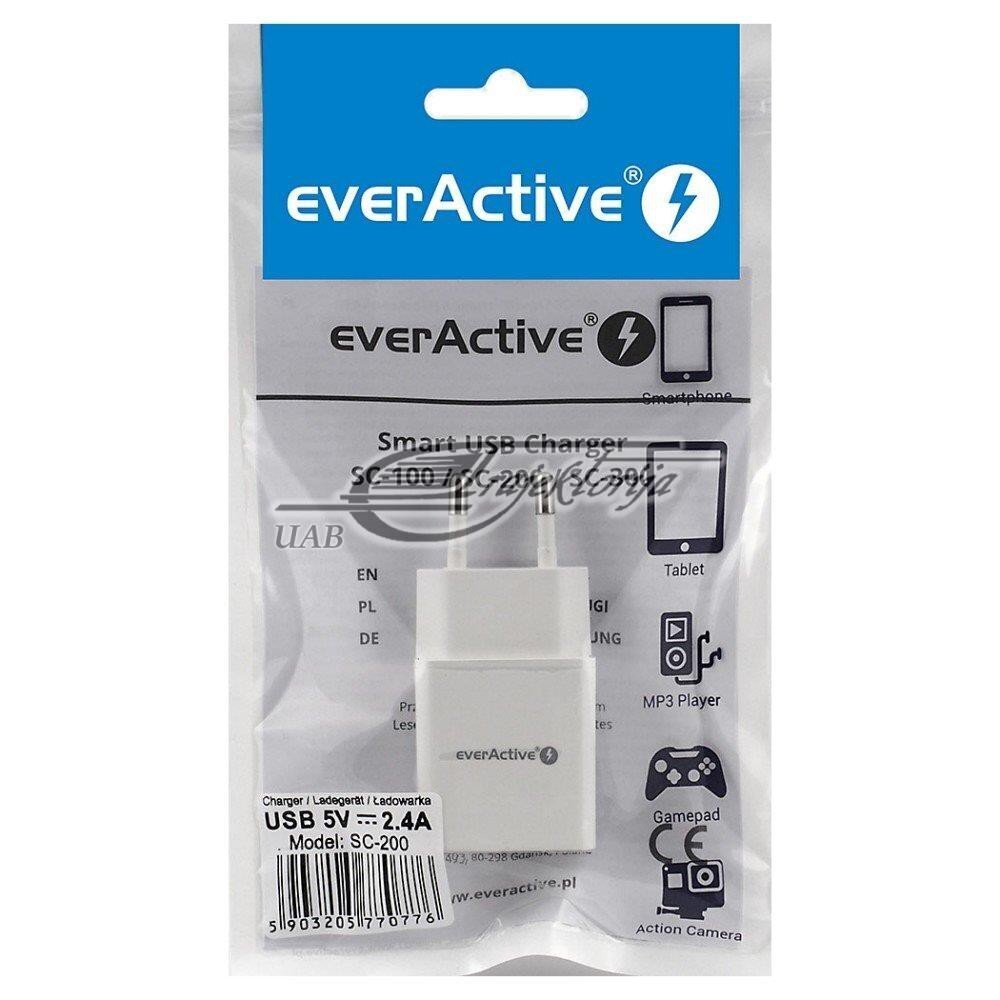 EverActive SC200 kaina ir informacija | Krovikliai telefonams | pigu.lt