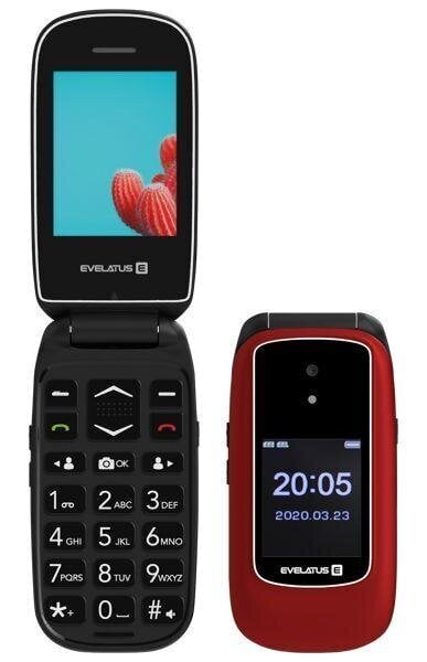 Evelatus WAVE 2020, Dual SIM, Maroon Red kaina ir informacija | Mobilieji telefonai | pigu.lt