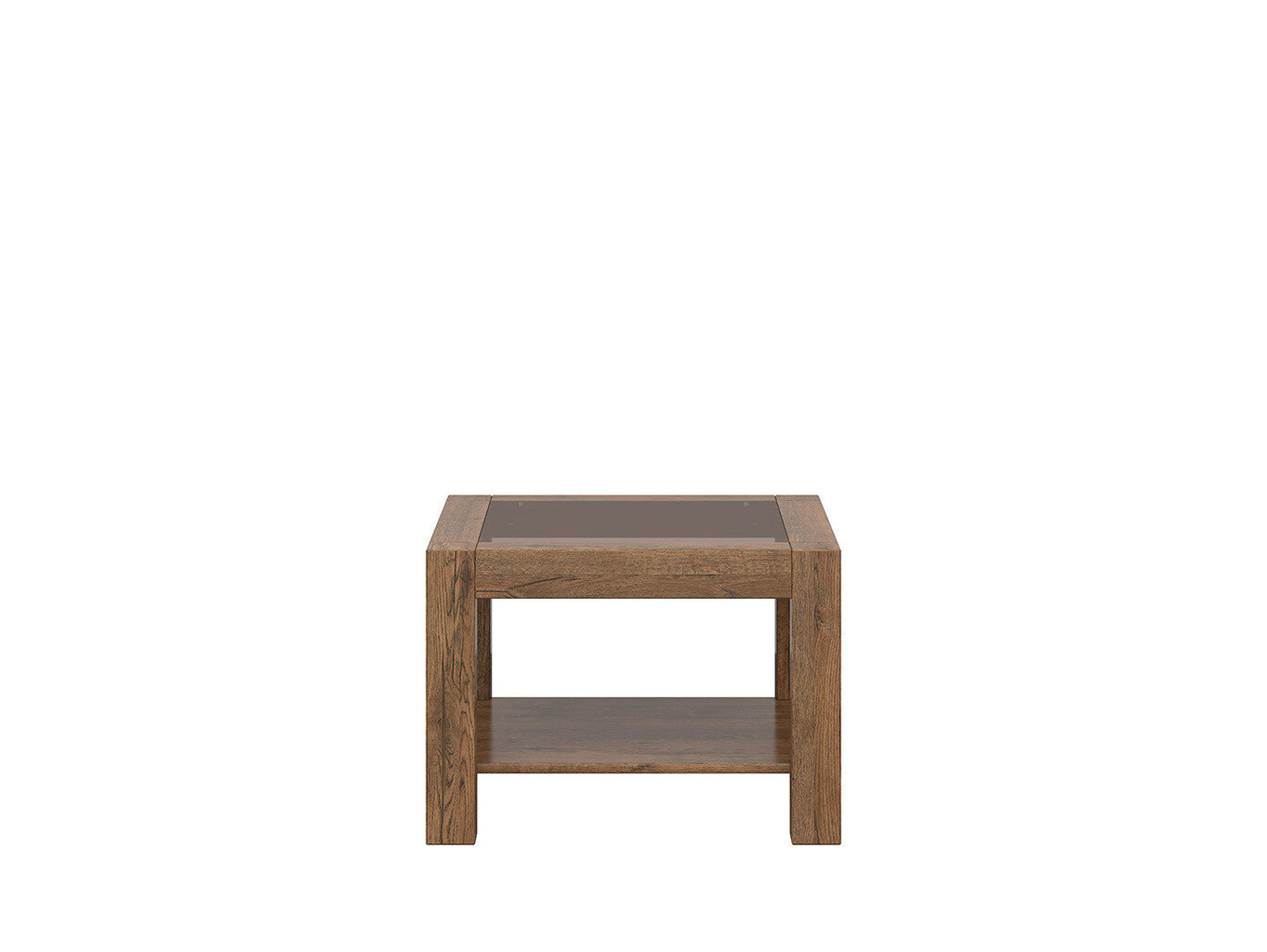 Kavos staliukas BRW Rumbi 2 64 cm, rudas kaina ir informacija | Kavos staliukai | pigu.lt