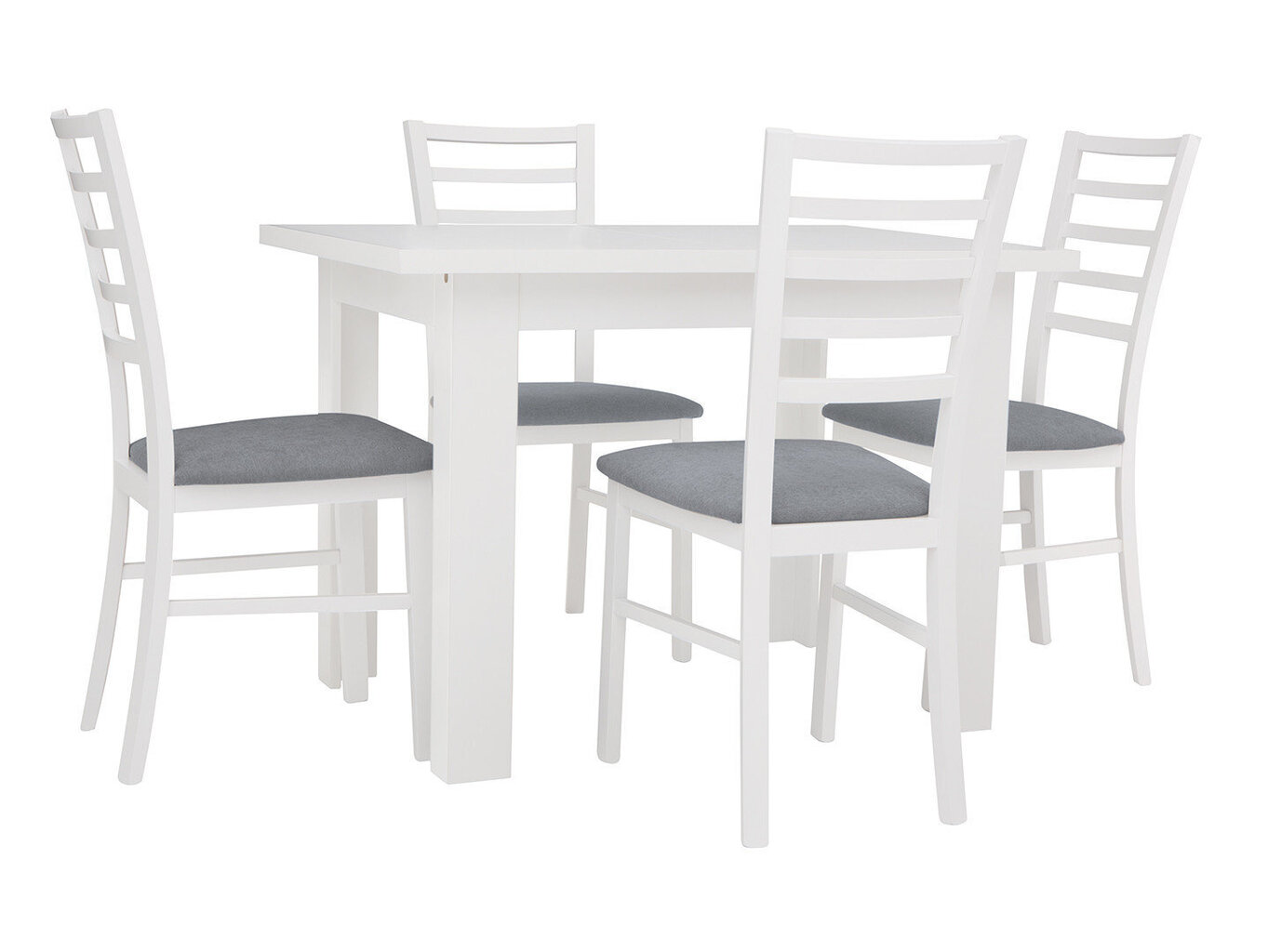 Valgomojo stalas BRW Simple, baltas kaina ir informacija | Virtuvės ir valgomojo stalai, staliukai | pigu.lt