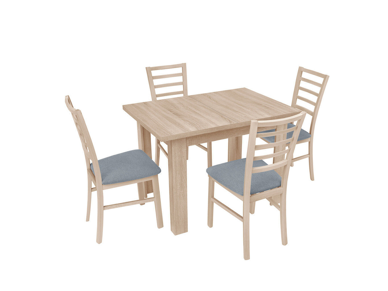 Valgomojo stalas BRW Simple, ąžuolo spalvos kaina ir informacija | Virtuvės ir valgomojo stalai, staliukai | pigu.lt