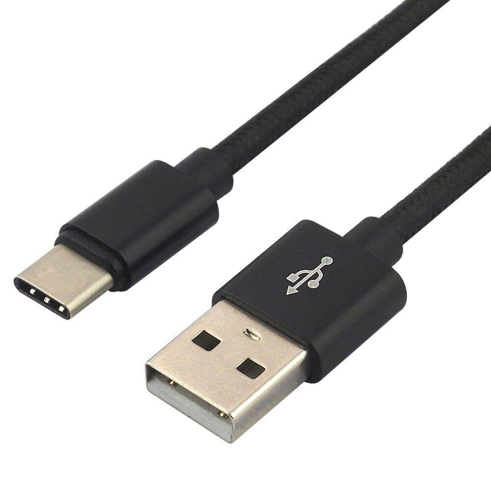 EverActive CBB-1CB, USB-A/USB-C, 1 m kaina ir informacija | Kabeliai ir laidai | pigu.lt