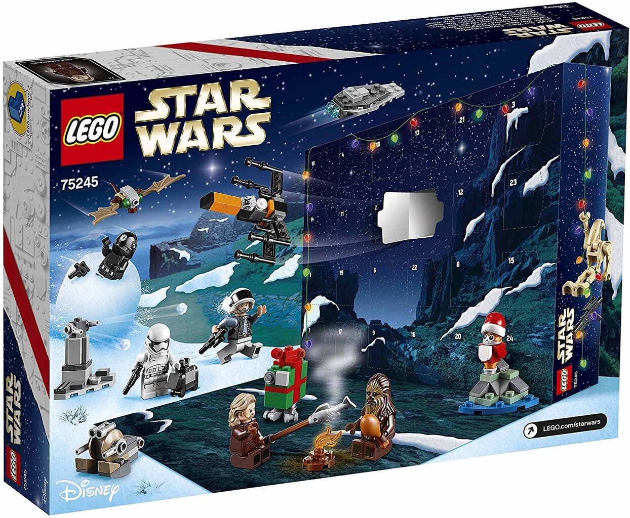 75245 LEGO® Star Wars Advento kalendorius цена и информация | Žaislai berniukams | pigu.lt
