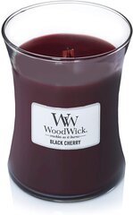 WoodWick ароматная свеча Black Cherry, 85 г цена и информация | Подсвечники, свечи | pigu.lt