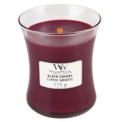 WoodWick ароматическая свеча Black Cherry, 275 г цена и информация | Подсвечники, свечи | pigu.lt