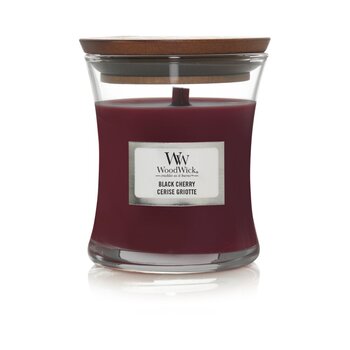 WoodWick kvapioji žvakė Black Cherry, 275 g kaina ir informacija | Žvakės, Žvakidės | pigu.lt