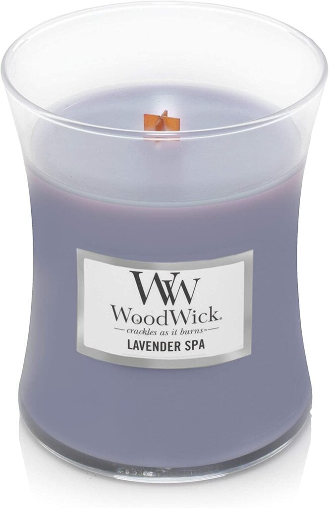 WoodWick kvapioji žvakė Lavender Spa, 275 g kaina ir informacija | Žvakės, Žvakidės | pigu.lt