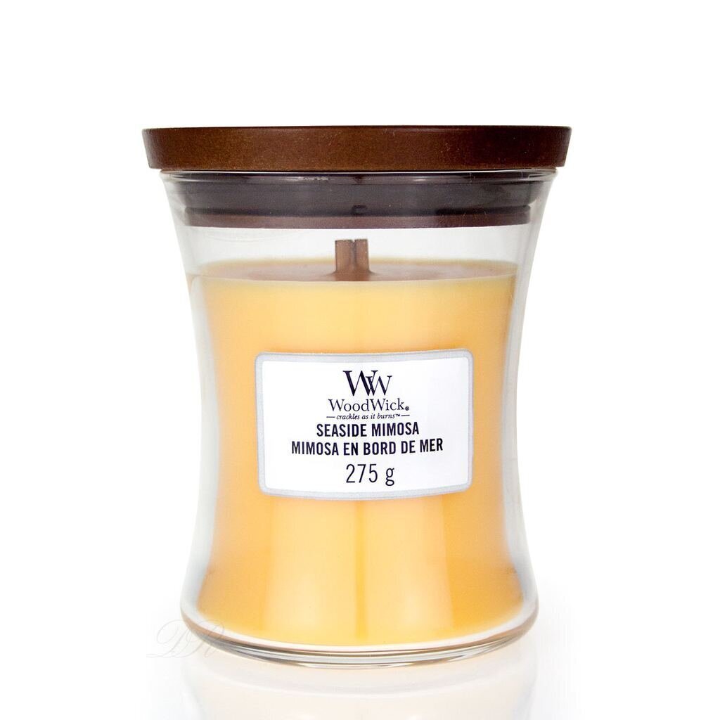 WoodWick kvapioji žvakė Seaside Mimosa, 275 g kaina ir informacija | Žvakės, Žvakidės | pigu.lt