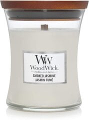 Ароматизированная свеча WoodWick Smoked Jasmine, 275 г цена и информация | Подсвечники, свечи | pigu.lt