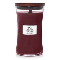 WoodWick Black Cherry Vase (Black Cherry) - Scented Candle 609.5g цена и информация | Подсвечники, свечи | pigu.lt