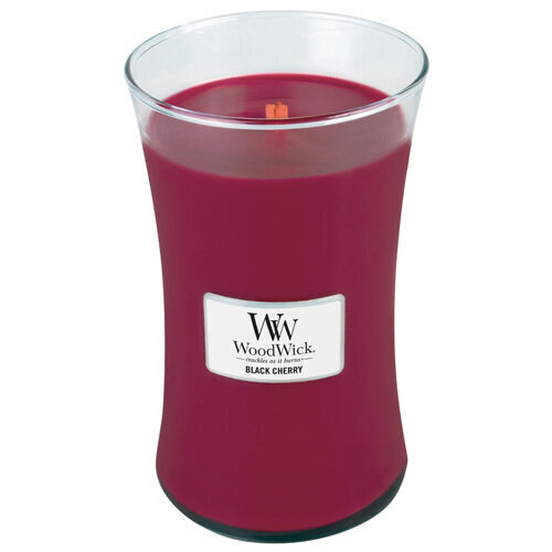 WoodWick kvapioji žvakė Black Cherry, 609,5 g kaina ir informacija | Žvakės, Žvakidės | pigu.lt