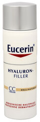 Крем для лица Eucerin CC SPF 15 Hyaluron-Filler, 50 мл цена и информация | Кремы для лица | pigu.lt