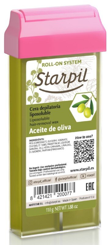 Depiliacinis vaškas Starpil Roll-on Chocolatherapy, 110 g kaina ir informacija | Depiliacijos priemonės | pigu.lt