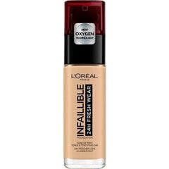 Makiažo pagrindas L’Oreal Paris Infaillible 24H Fresh Wear 110 Vanille Rose, 30 ml kaina ir informacija | Makiažo pagrindai, pudros | pigu.lt