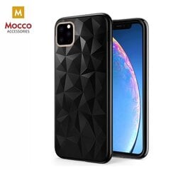 Mocco Trendy Diamonds Silikoninė nugarėlė Apple iPhone 11 Pro telefonui, Juoda kaina ir informacija | Telefono dėklai | pigu.lt