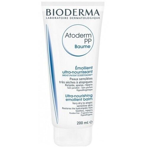 Kūno kremas Bioderma Atoderm PP Baume Ultra-Nourishing Emollient Balm sausai, jautriai odai 200ml kaina ir informacija | Kūno kremai, losjonai | pigu.lt