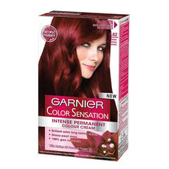 Plaukų dažai Garnier Color Sensation 4, 60 Intense Dark Red, 40ml kaina ir informacija | Plaukų dažai | pigu.lt