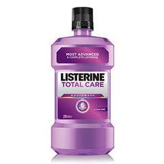 Burnos skalavimo skystis Listerine Mouthwash for complete protection Total Care, 95ml kaina ir informacija | Dantų šepetėliai, pastos | pigu.lt