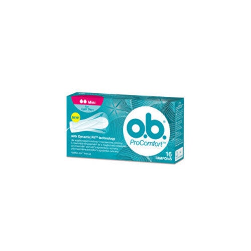 Tamponai O.B. ProComfort Mini, 32 vnt. kaina ir informacija | Tamponai, higieniniai paketai, įklotai | pigu.lt